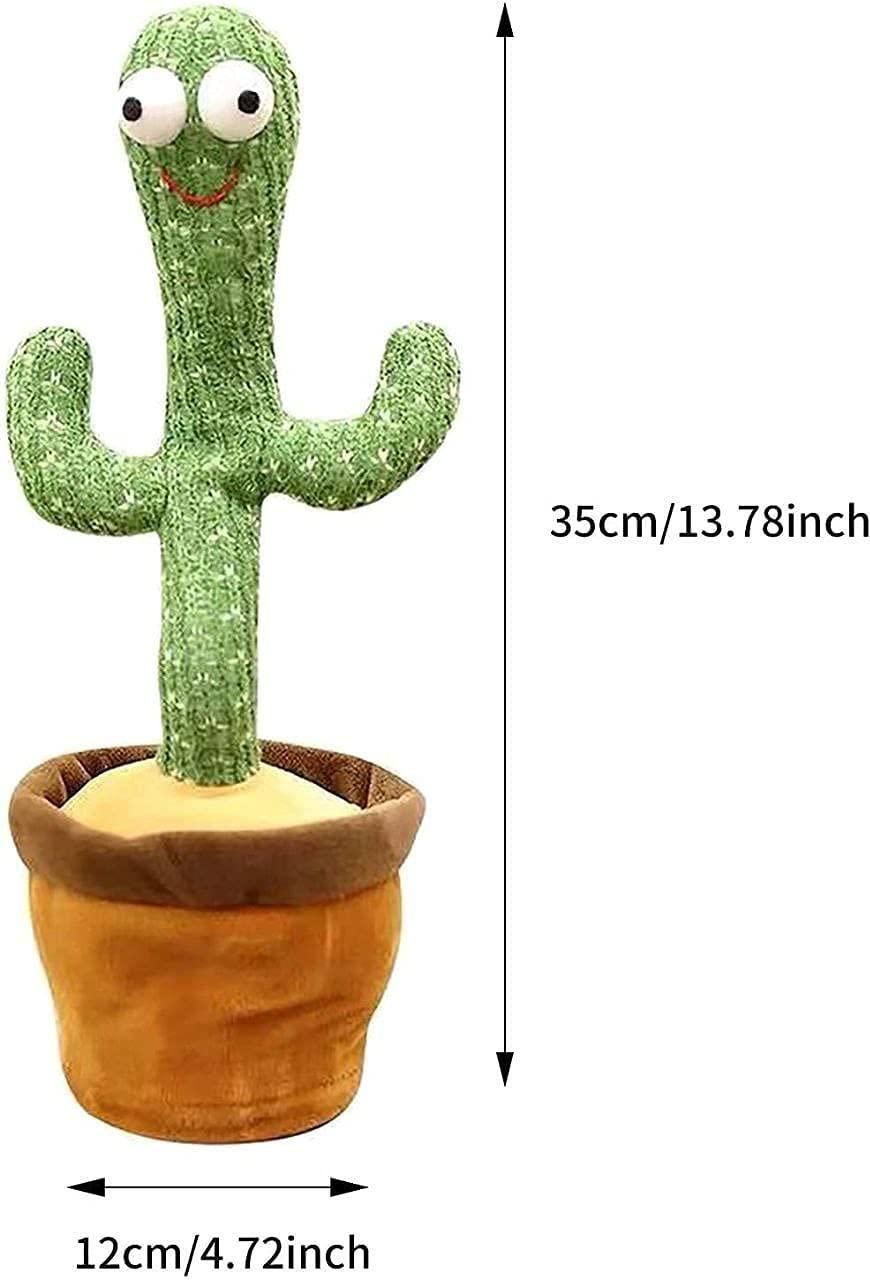 🌵 LED Musical Dancing & Talking Cactus Toy – Mimicry, Singing & Dancing Plush for Kids & Fun Décor