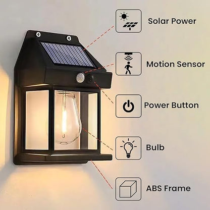 🌙 Solar Lamp Night Wireless Light – Waterproof Outdoor LED Wall Lamp for Home & Garden