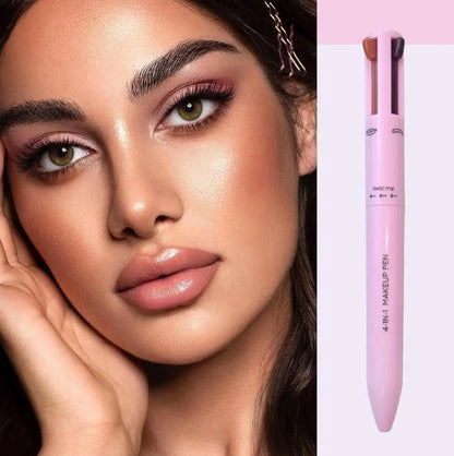 💄 Touch Up 4-in-1 Makeup Pen (Multicolor) – Lip Liner, Eyeliner, Brow & Highlighter in One Pen