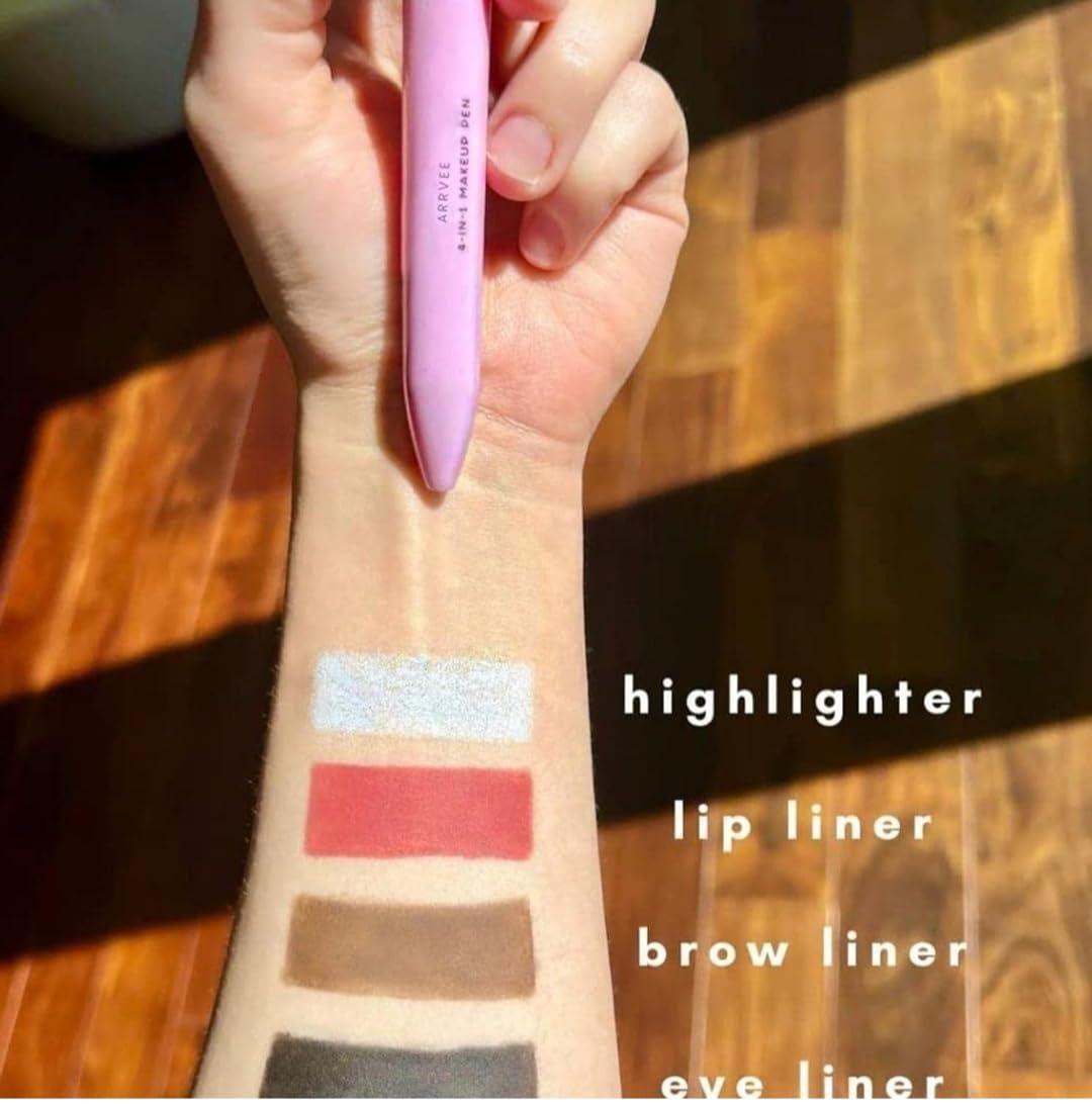 💄 Touch Up 4-in-1 Makeup Pen (Multicolor) – Lip Liner, Eyeliner, Brow & Highlighter in One Pen