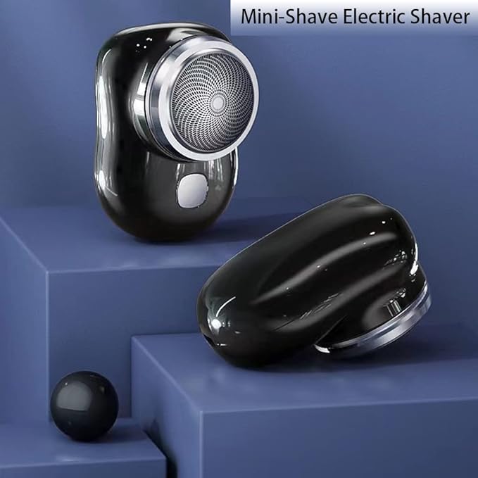 ⚡ Mini-Shave Portable Electric Shaver | 2023 Upgrade Rechargeable Razor for Men