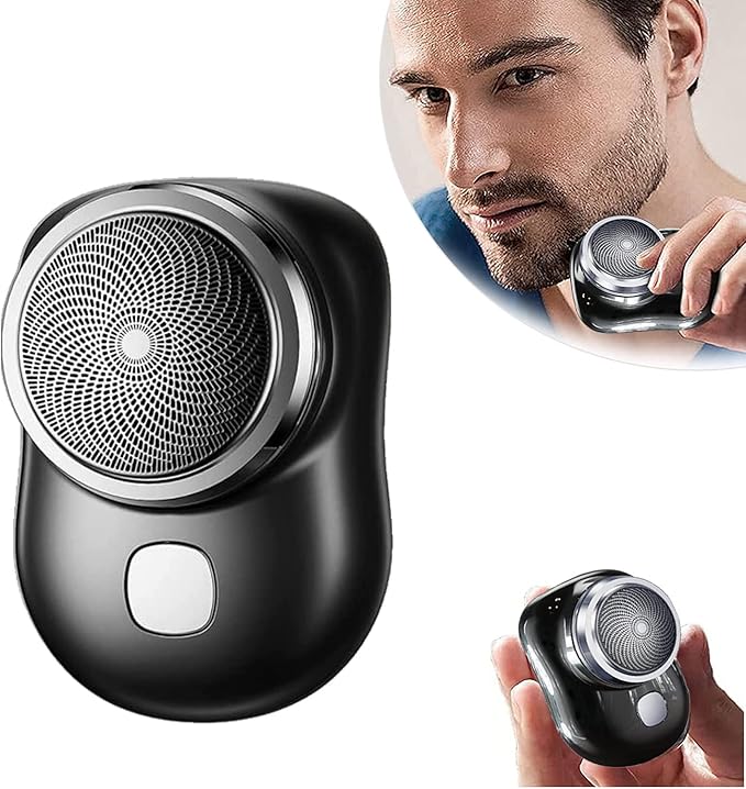 ⚡ Mini-Shave Portable Electric Shaver | 2023 Upgrade Rechargeable Razor for Men