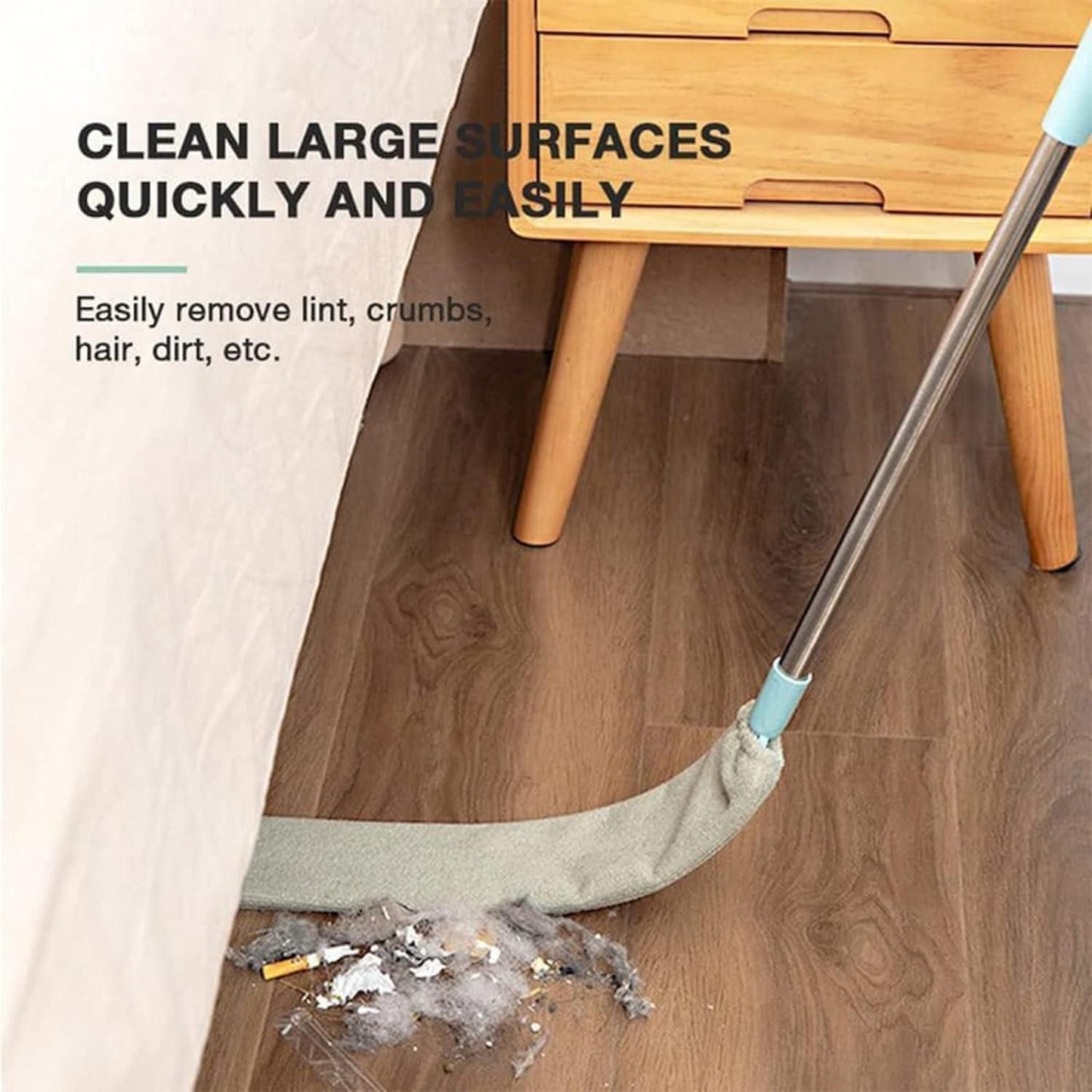 🧹 Retractable Gap Dust Cleaner – Flexible Microfiber Duster for Hard-to-Reach Space