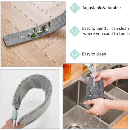 🧹 Retractable Gap Dust Cleaner – Flexible Microfiber Duster for Hard-to-Reach Space