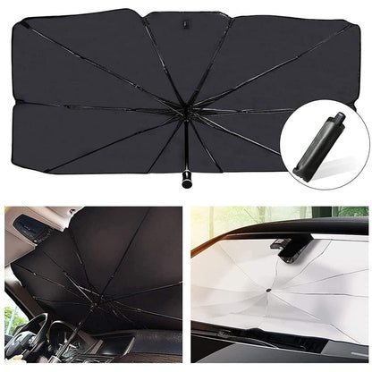 🌞 Car Windshield Sun Shade Umbrella | Foldable UV Protection Cover for Heat & Sunlight