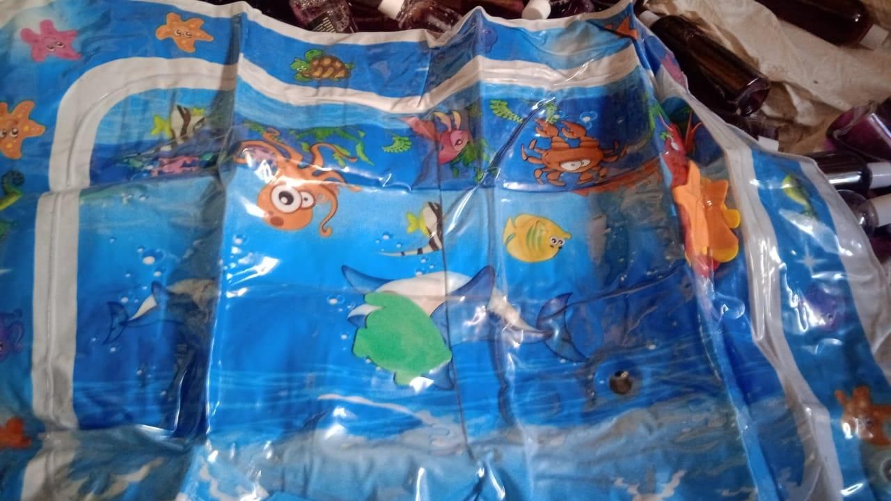 👶 Baby Water Play Mat – Tummy Time Inflatable Activity Mat for Infant Development