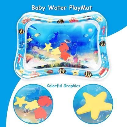 👶 Baby Water Play Mat – Tummy Time Inflatable Activity Mat for Infant Development