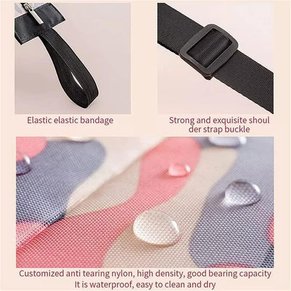 🛍️ 2 Pieces Foldable Shopping Bags | Eco-Friendly Reusable Grocery & Travel Tote
