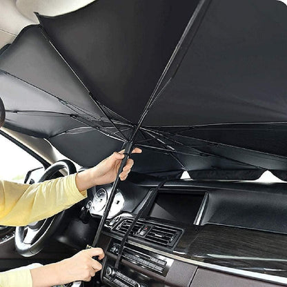 🌞 Car Windshield Sun Shade Umbrella | Foldable UV Protection Cover for Heat & Sunlight