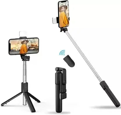 📸 Selfie Stick – Lightweight Extendable Phone Holder with Adjustable Angle & Bluetooth Control