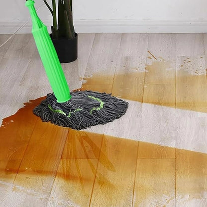 🧹 3-in-1 Dehydrated Floor Cleaning Mop | Self-Wringing 360° Rotatable Adjustable Mop for Home & Office