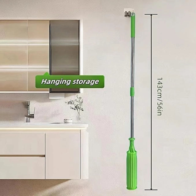 🧹 3-in-1 Dehydrated Floor Cleaning Mop | Self-Wringing 360° Rotatable Adjustable Mop for Home & Office
